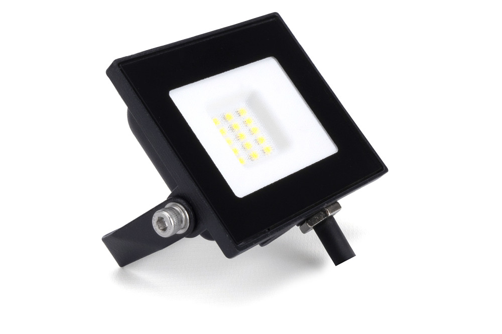 INTEGRAL LED 10W FLOODLIGHT 4000K BLACK
