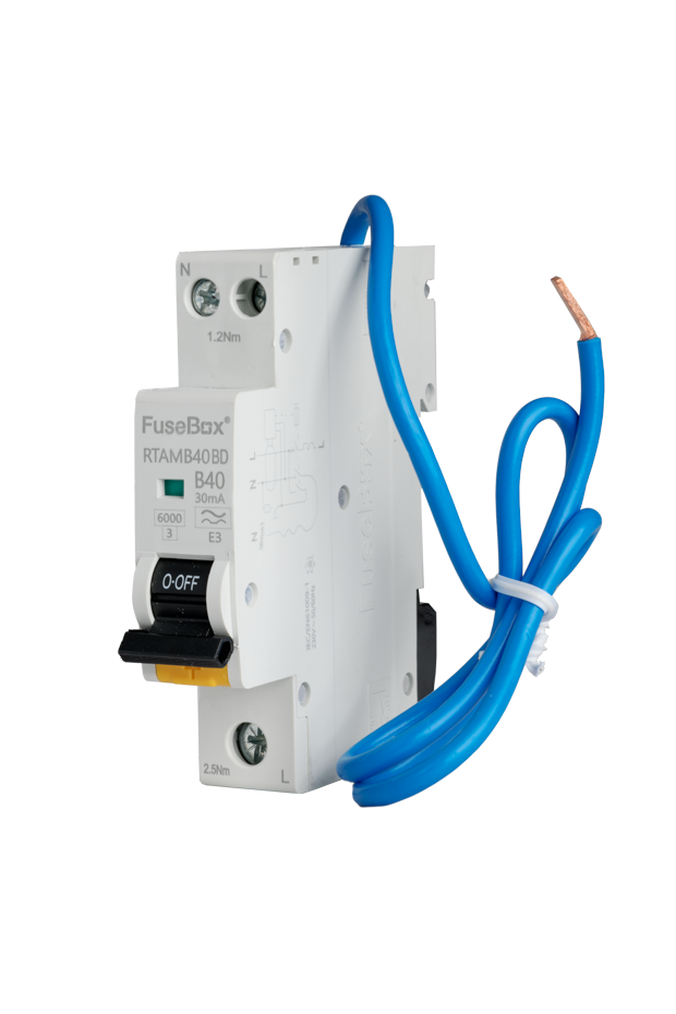 40A BI-DIRECTIONAL MINI RCBO 6kA 1P+N